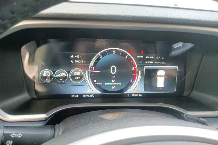 Used BAIC Off-Road BJ40 2021 2.0D Automatic Four-Wheel Drive Blade Hero Edition Adventurer Model (with Front and Rear Electronic Locks) Instrument Cluster