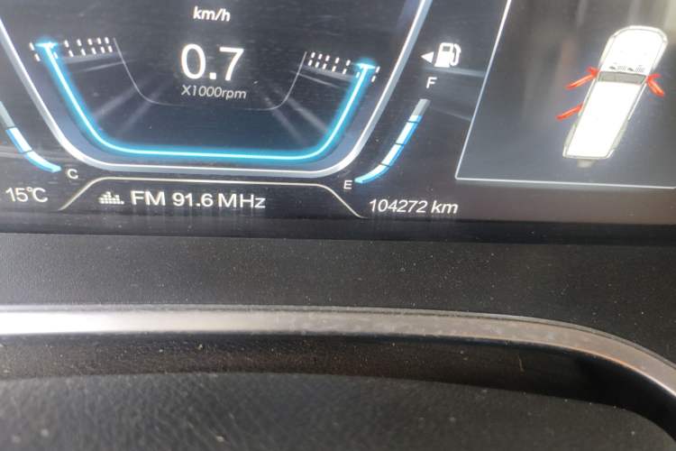Used BAIC Off-Road BJ40 2021 2.0T Automatic Four-Wheel Drive Ring the Tower Champion Edition Odometer Close Up