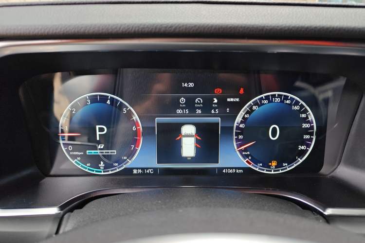 Used BAIC Off-Road BJ40 2022 2.0T Automatic Four-Wheel Drive Business Edition Instrument Cluster