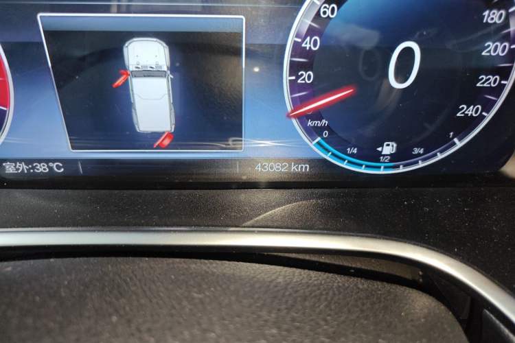 Used BAIC Off-Road BJ40  Odometer Close Up