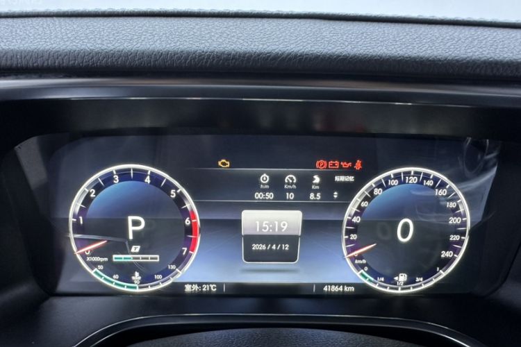 Used BAIC Off-Road BJ40 2022 2.0T Automatic Four-Wheel Drive Business Edition Odometer Close Up