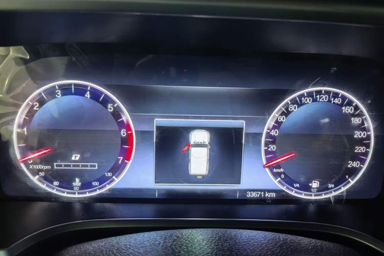 Used BAIC Off-Road BJ40 2022 2.3T Automatic All-Wheel Drive Excellence Edition Odometer Close Up