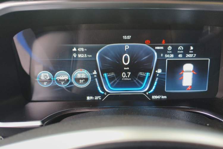 Used BAIC Off-Road BJ40 2022 2.0T Automatic Four-Wheel Drive Ring of the Tower Champion Edition Instrument Cluster