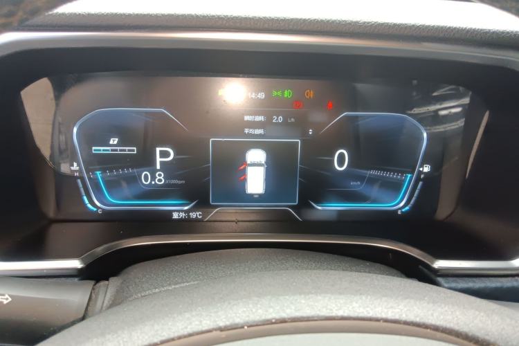 Used BAIC Off-Road BJ40 2022 2.0T Automatic Four-Wheel Drive Ring of the Tower Champion Edition Instrument Cluster