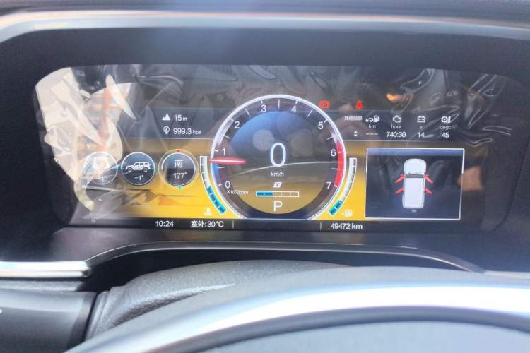 Used BAIC Off-Road BJ40 2022 2.0T Automatic Four-Wheel Drive Ring of the Tower Champion Edition Instrument Cluster