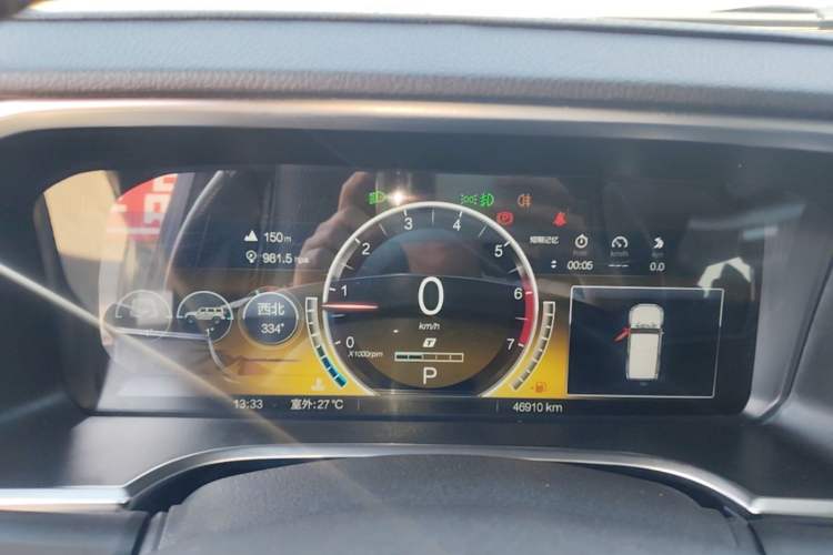 Used BAIC Off-Road BJ40 2022 2.0T Automatic Four-Wheel Drive Ring of the Tower Champion Edition Instrument Cluster