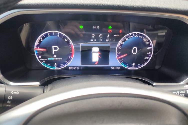 Used BAIC Off-Road BJ40 2022 2.0T Automatic Four-Wheel Drive Ring of the Tower Champion Edition Instrument Cluster