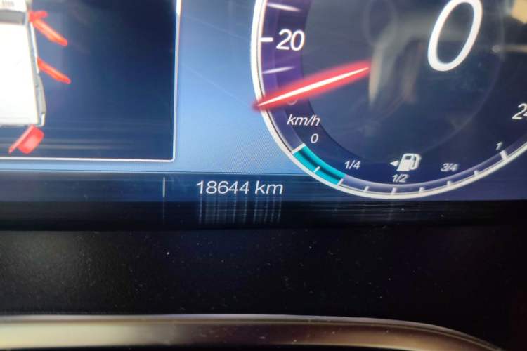 Used BAIC Off-Road BJ40 2022 2.0T Automatic Four-Wheel Drive Ring of the Tower Champion Edition Odometer Close Up