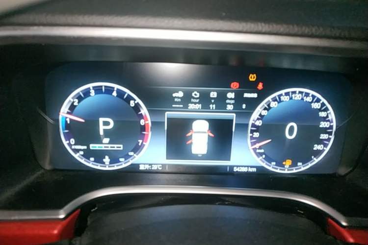 Used BAIC Off-Road BJ40 2022 2.0T Automatic Four-Wheel Drive Business Edition Instrument Cluster