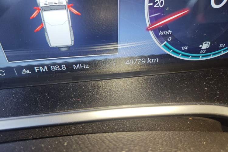 Used BAIC Off-Road BJ40 2022 2.0T Automatic Four-Wheel Drive Business Edition Odometer Close Up