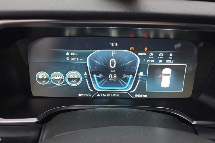 Used BAIC Off-Road BJ40 2022 2.0T Automatic Four-Wheel Drive Ring of the Tower Champion Edition Instrument Cluster