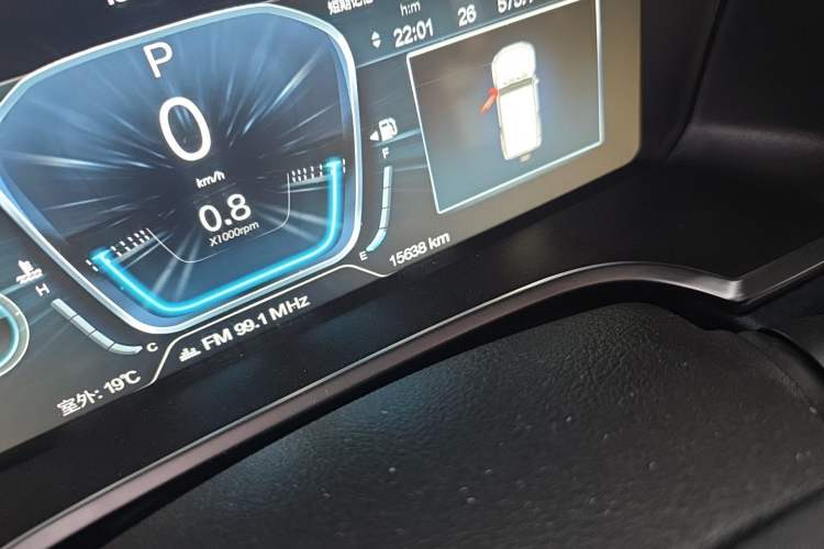 Used BAIC Off-Road BJ40 2022 2.0T Automatic Four-Wheel Drive Ring of the Tower Champion Edition Odometer Close Up