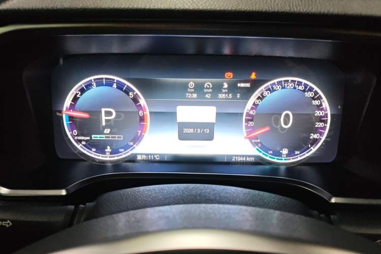Used BAIC Off-Road BJ40 2023 2.0T Automatic Four-Wheel Drive Urban Hunter Edition Chivalrous Type Instrument Cluster
