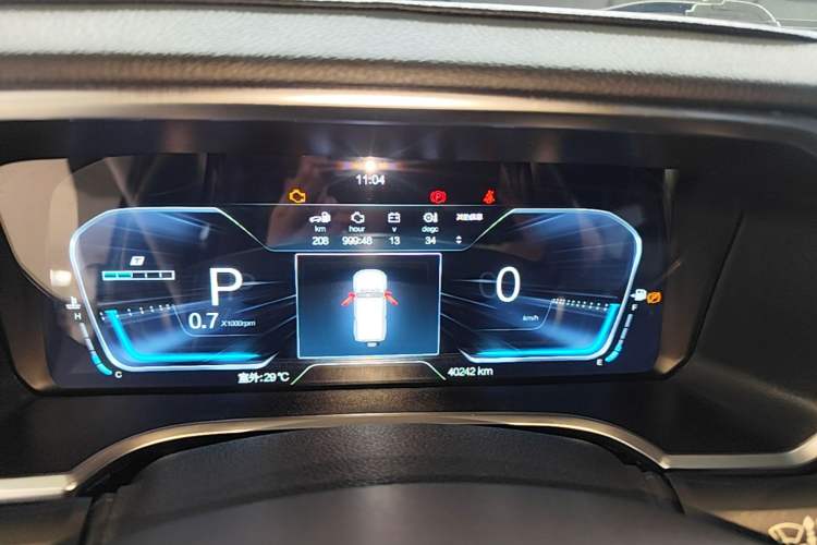 Used BAIC Off-Road BJ40 2023 2.0T Automatic Four-Wheel Drive Urban Hunter Edition Chivalrous Type Instrument Cluster