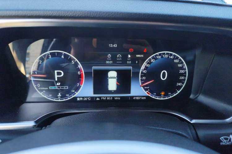 Used BAIC Off-Road BJ40 2023 2.0T Automatic Four-Wheel Drive Urban Hunter Edition Chivalrous Type Instrument Cluster