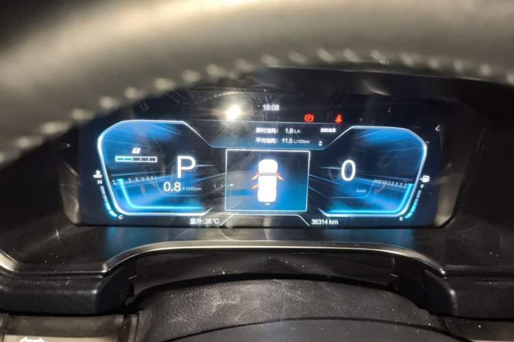 Used BAIC Off-Road BJ40 2023 2.0T Automatic Four-Wheel Drive Urban Hunter Edition Chivalrous Type Instrument Cluster