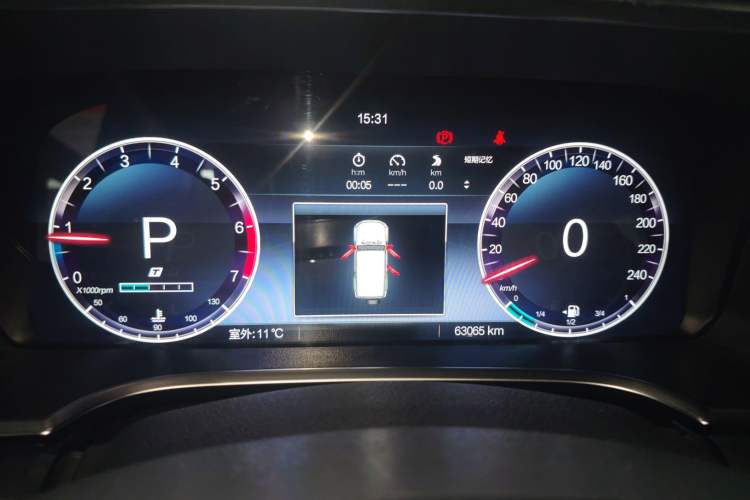 Used BAIC Off-Road BJ40 2023 2.0T Automatic Four-Wheel Drive Urban Hunter Edition Chivalrous Type Instrument Cluster
