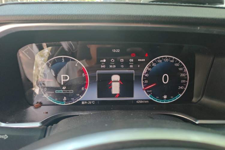 Used BAIC Off-Road BJ40 2023 2.0D Automatic Four-Wheel Drive Blade Hero Edition Adventurer Type Instrument Cluster