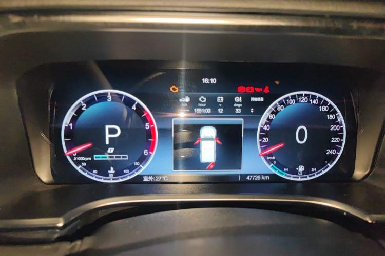 Used BAIC Off-Road BJ40 2023 2.0D Automatic Four-Wheel Drive Blade Hero Edition Adventurer Type Instrument Cluster