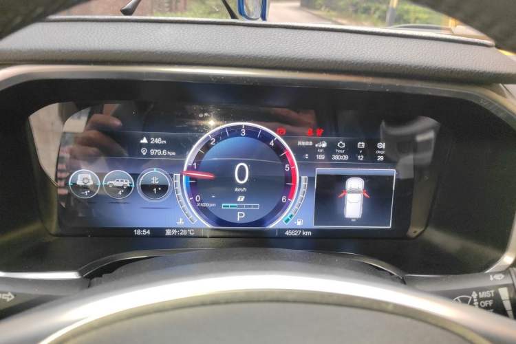 Used BAIC Off-Road BJ40 2023 2.0D Automatic Four-Wheel Drive Blade Hero Edition Adventurer Type Instrument Cluster