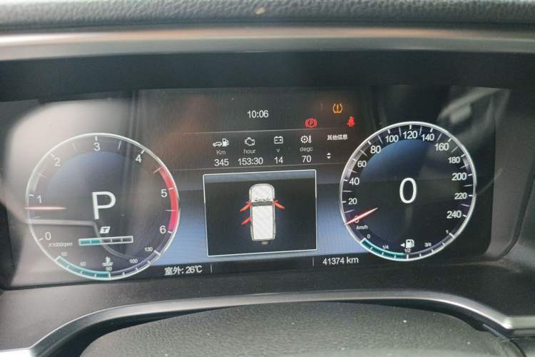 Used BAIC Off-Road BJ40 2023 2.0D Automatic Four-Wheel Drive Blade Hero Edition Adventurer Type Instrument Cluster