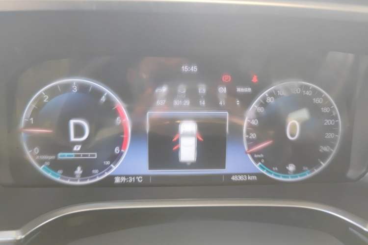 Used BAIC Off-Road BJ40 2023 2.0D Automatic Four-Wheel Drive Blade Hero Edition Adventurer Type (with Front and Rear Electronic Locks) Instrument Cluster