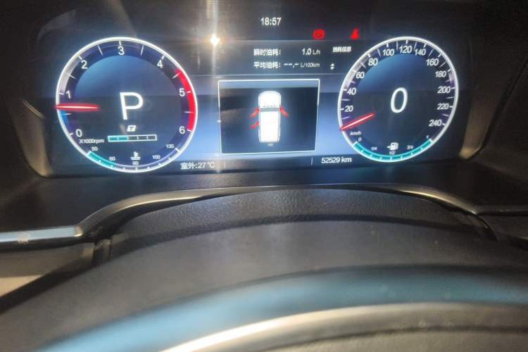 Used BAIC Off-Road BJ40 2023 2.0D Automatic Four-Wheel Drive Blade Hero Edition Adventurer Type (with Front and Rear Electronic Locks) Odometer Close Up
