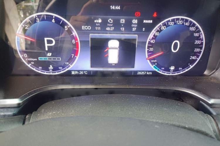 Used BAIC Off-Road BJ40 2023 2.0T Automatic Four-Wheel Drive Urban Hunter Edition Chivalrous Type Odometer Close Up