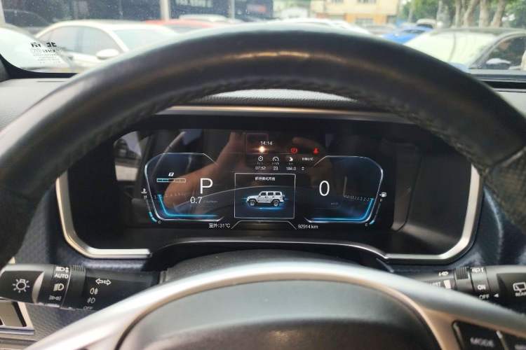 Used BAIC Off-Road BJ40 2023 2.0T Automatic Four-Wheel Drive Urban Hunter Edition Prestige Version Odometer Close Up