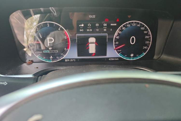 Used BAIC Off-Road BJ40 2023 2.0D Automatic Four-Wheel Drive Blade Hero Edition Adventurer Type Odometer Close Up