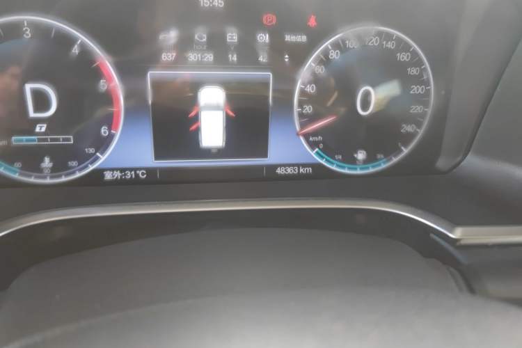Used BAIC Off-Road BJ40 2023 2.0D Automatic Four-Wheel Drive Blade Hero Edition Adventurer Type (with Front and Rear Electronic Locks) Odometer Close Up