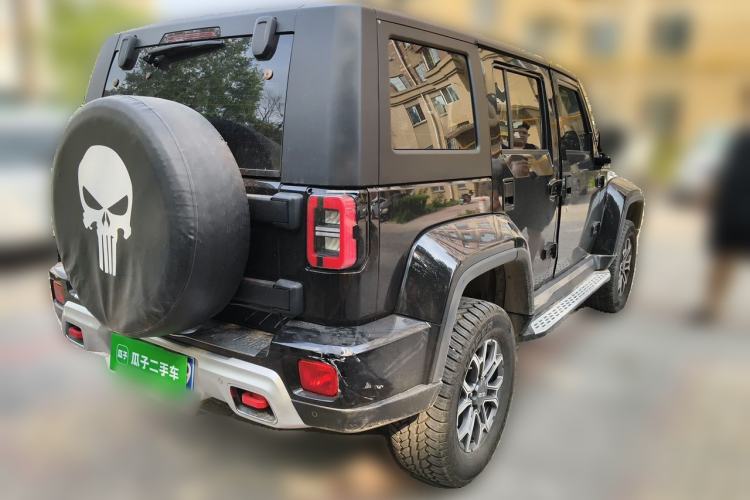 Used BAIC Off-Road BJ40 2023 2.0T Automatic Four-Wheel Drive Urban Hunter Edition Chivalrous Type Rear Right 45 Deg