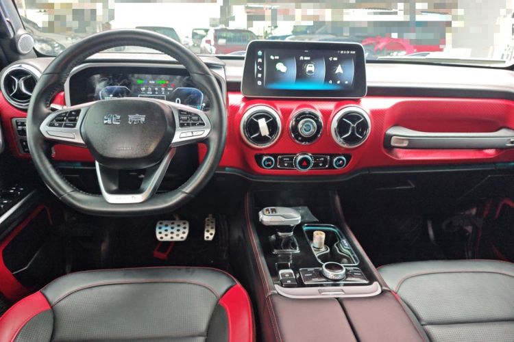 Used BAIC Off-Road BJ40 2023 2.0T Automatic Four-Wheel Drive Urban Hunter Edition Chivalrous Type Center Console