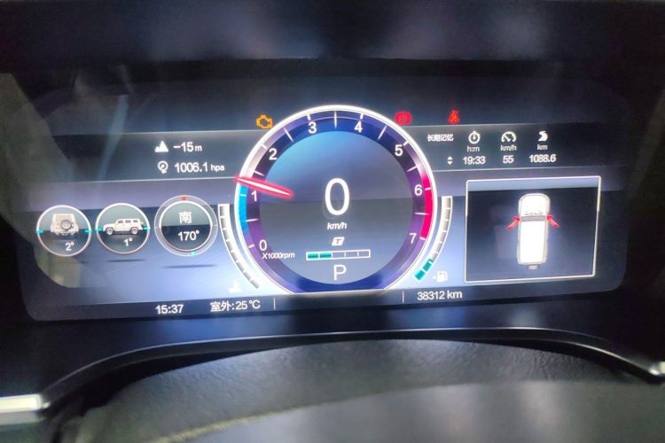 Used BAIC Off-Road BJ40 2023 2.0T Automatic Four-Wheel Drive Urban Hunter Edition Chivalrous Type Instrument Cluster