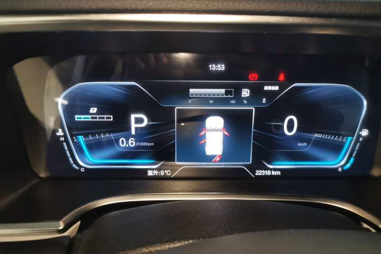 Used BAIC Off-Road BJ40 2023 2.0D Automatic Four-Wheel Drive Blade Hero Edition Adventurer Type Instrument Cluster