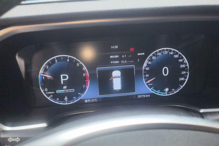 Used BAIC Off-Road BJ40 2023 2.0T Automatic Four-Wheel Drive Urban Hunter Edition Chivalrous Type Instrument Cluster
