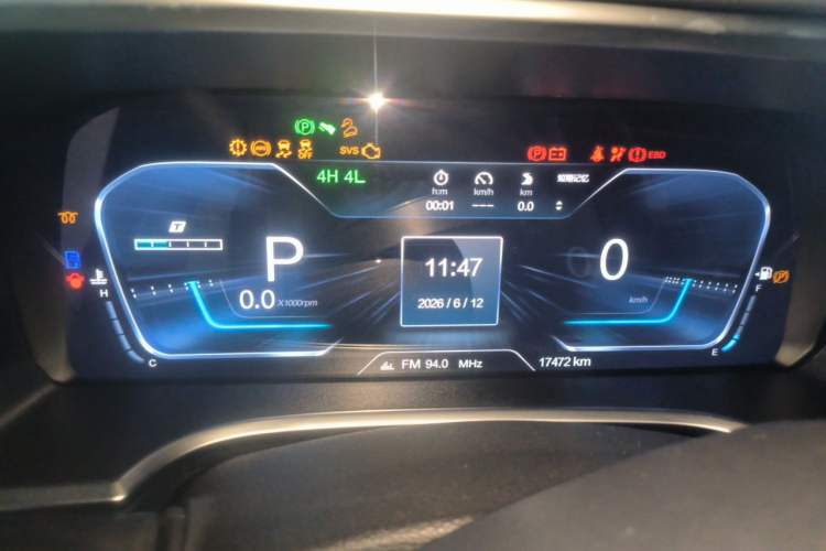 Used BAIC Off-Road BJ40 2023 2.0D Automatic Four-Wheel Drive Blade Hero Edition Adventurer Type Instrument Cluster