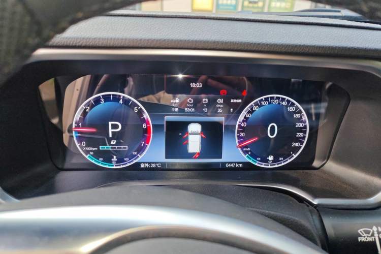 Used BAIC Off-Road BJ40 2023 2.0T Automatic Four-Wheel Drive Ring of the Tower Champion Edition Instrument Cluster