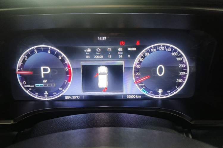 Used BAIC Off-Road BJ40 2023 2.0T Automatic Four-Wheel Drive Ring of the Tower Champion Edition Instrument Cluster