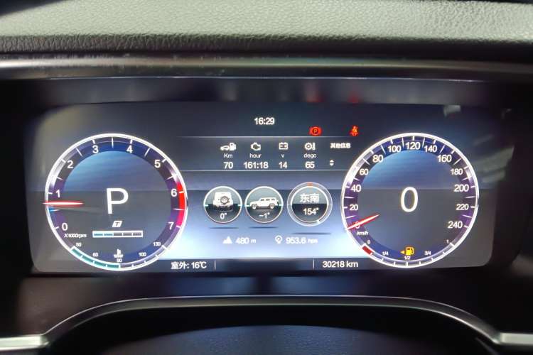 Used BAIC Off-Road BJ40 2023 2.0T Automatic Four-Wheel Drive Urban Hunter Edition Chivalrous Type Instrument Cluster