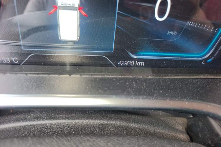 Used BAIC Off-Road BJ40 2023 2.0D Automatic Four-Wheel Drive Blade Hero Edition Adventurer Type Odometer Close Up