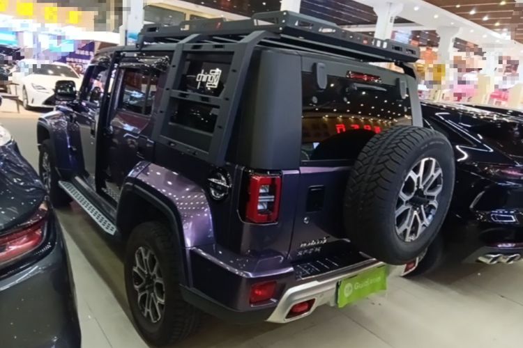 Used BAIC Off-Road BJ40 2023 2.0T Automatic Four-Wheel Drive Urban Hunter Edition Chivalrous Type Rear Left 45 Deg