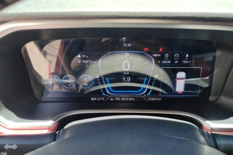 Used BAIC Off-Road BJ40 2023 2.0T Automatic Four-Wheel Drive Urban Hunter Edition Chivalrous Type Instrument Cluster