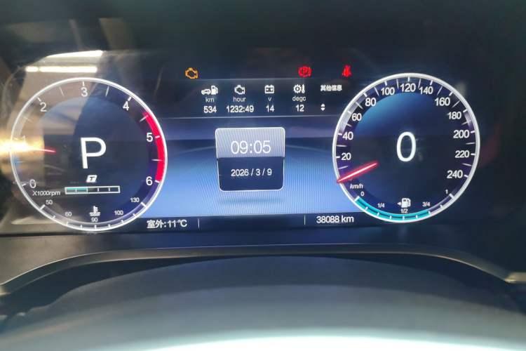 Used BAIC Off-Road BJ40 2023 2.0D Automatic Four-Wheel Drive Blade Hero Edition Adventurer Type Instrument Cluster