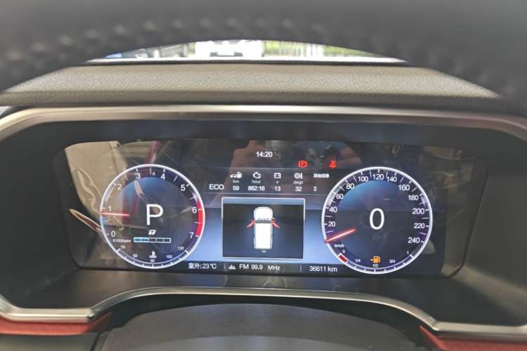Used BAIC Off-Road BJ40 2023 2.0T Automatic Four-Wheel Drive Urban Hunter Edition Chivalrous Type Instrument Cluster
