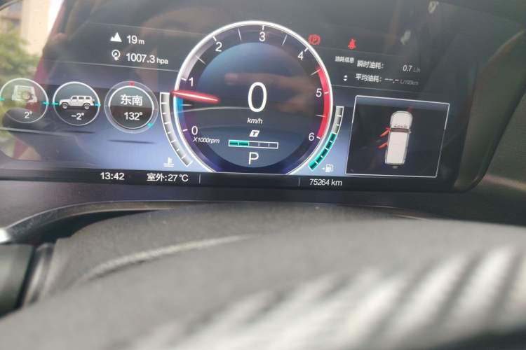 Used BAIC Off-Road BJ40 2023 2.0D Automatic Four-Wheel Drive Blade Hero Edition Adventurer Type (with Front and Rear Electronic Locks) Odometer Close Up
