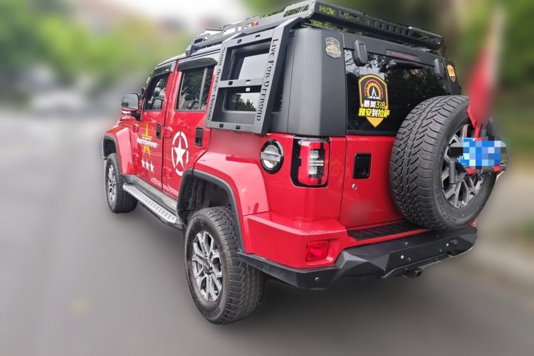 Used BAIC Off-Road BJ40 2023 2.0T Automatic Four-Wheel Drive Urban Hunter Edition Chivalrous Type Rear Left 45 Deg