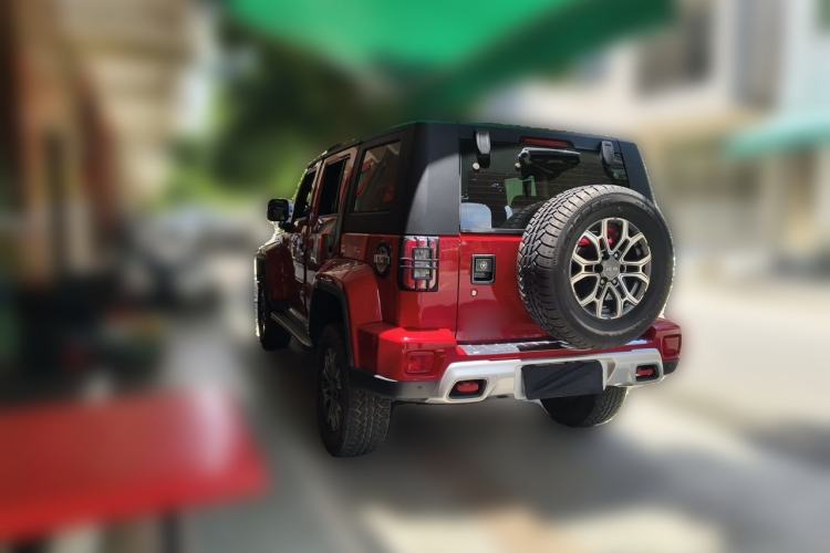 Used BAIC Off-Road BJ40 2023 2.0T Automatic Four-Wheel Drive Urban Hunter Edition Chivalrous Type Rear Left 45 Deg