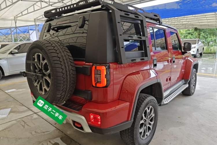 Used BAIC Off-Road BJ40 2023 2.0T Automatic Four-Wheel Drive Urban Hunter Edition Chivalrous Type Rear Right 45 Deg