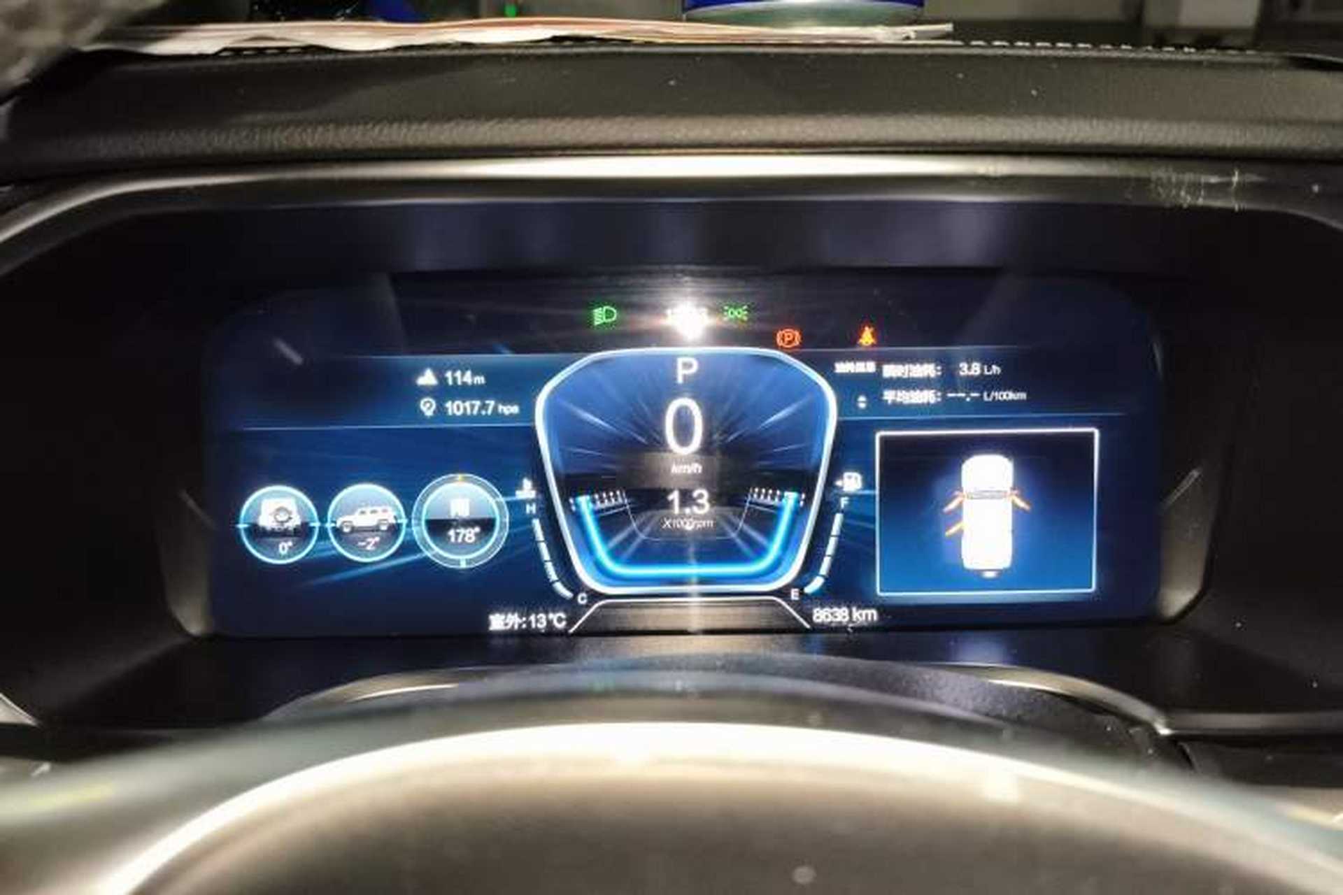 Used BAIC Off-Road BJ40 2023 2.0T Automatic Four-Wheel Drive Ring of the Tower Champion Edition Instrument Cluster